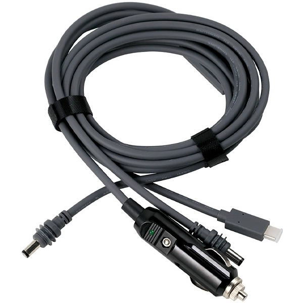 Cable 3 en 1 Starlink DC-3M  Mini USB-C + DC 3 Metros - Gris