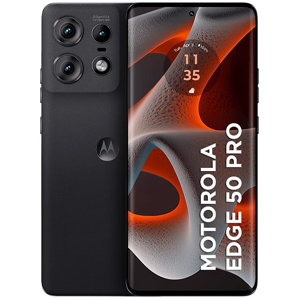 Smartphone Motorola Edge 50 Pro XT2403-1 Dual SIM de 512GB/12GB RAM de 6.7" 50+13+10MP/50MP - Black Beauty