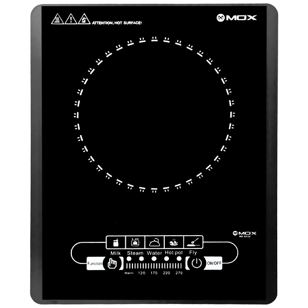 Fogareiro Infravermelho MOX MO-KIC02 de 2.000 watts 220V ~ 50/60 Hz - Preto
