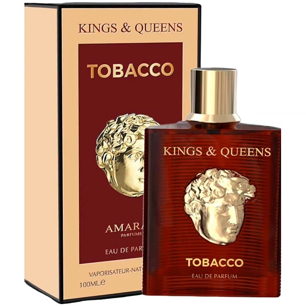 PERFUME MASCULINO ARABE AMARAN KINGS & QUEENS TOBACCO EDP 100ML (3051)