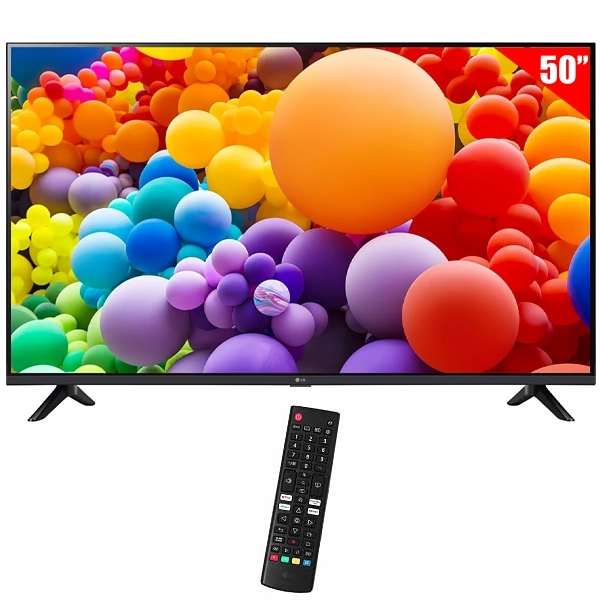 Smart TV LED 50" LG 50UT7300PSA 4K Ultra HD webOS AI ThinQ Wi-Fi/Bluetooth con Conversor Digital