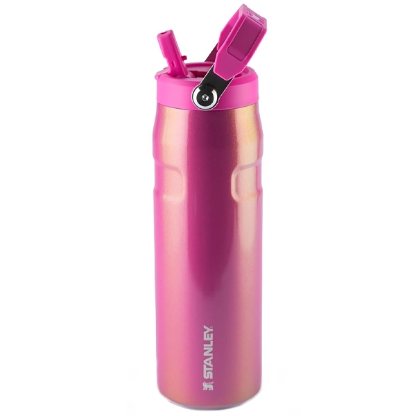 Termo Stanley Aerolight Iceflow Bottle de 710 ml - Dazzle Pink Shimmer