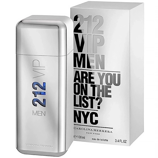 PERFUME MASCULINO CAROLINA HERRERA 212 VIP MEN NYC EDT 100ML (088166)
