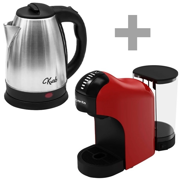 CAFETEIRA QUANTA QTCMC50 MULT CAPS 3EM1 220V/50/60 VM/P+JARRA ELE KB2L