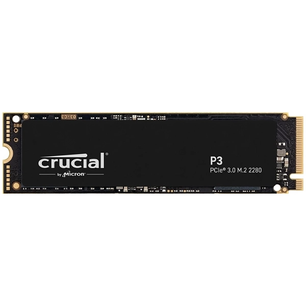 HD CRUCIAL SSD P3 CT1000P3SSD8 1TB M.2 PCIE NVME PRETO