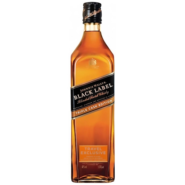 BEBIDA WHISKY JOHNNIE WALKER BLACK LABEL TRIPLE CASK 1LITRO S/CX(0251)