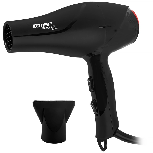 SECADOR TAIFF SECE20 BLACK ION 2000WATTS 220V/50/60HZ PRETO/VERMELHO