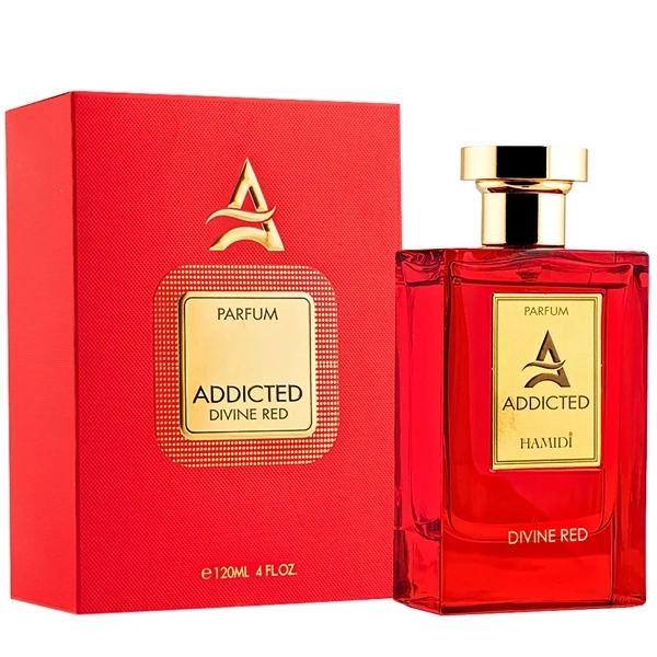 PERFUME FEMININO ARABE HAMIDI ADDICTED DIVINE RED PARFUM 120ML(182521)