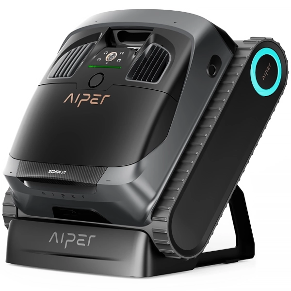 ASPIRADOR AIPER ROBOT PRT1 SCUBA X1 P/PISCINA 2V CINZA/PRETO