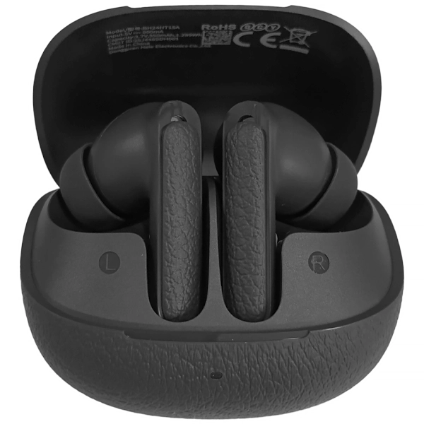 FONE BT QCY BUDS ANC BH24HT15A EARBUDS C/MICROFONE(***)PRETO/CINZA