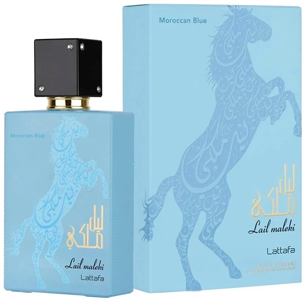 Perfume Masculino Lattafa Lail Maleki Moroccan Blue EDP 100 ml (Apenas a partir de 10 unidades)