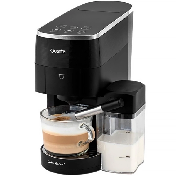 CAFETEIRA QUANTA QTCMT70 MULTI CAPSULAS 4EM1 220V/50/60HZ PRETO/SILVER