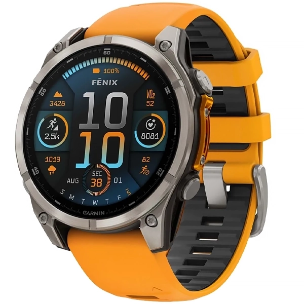 RELOGIO GARMIN FENIX 8 AMOLED SAPPHIRE 51MM SMAR WAT 010-02905-11 CI/L