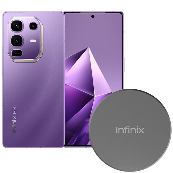 Celular Infinix NOTE 50 Pro X6855 Dual SIM de 256GB/8GB RAM de 6.78" 50+8MP/32MP - Enchanted Purple + Cargador Wireless