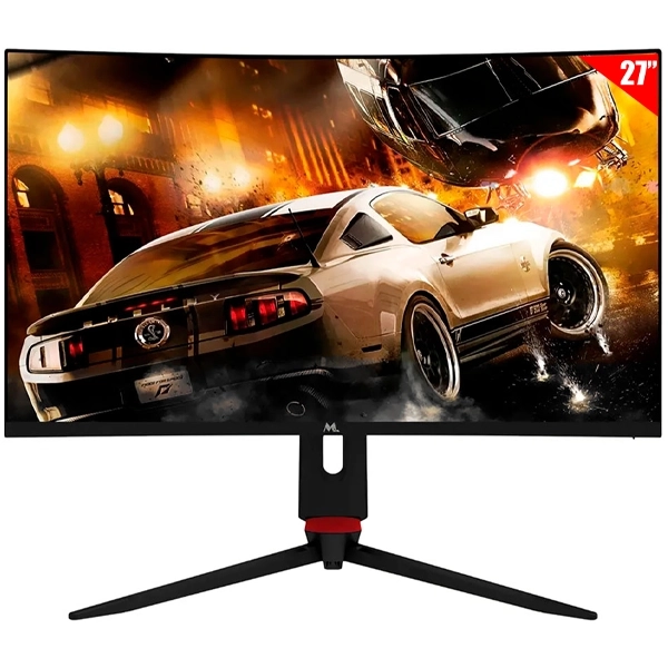MONITOR MTEK 27" M27SFV280C GAMER CURVED FULL HD HDMI DISPLAYPORT 2V P