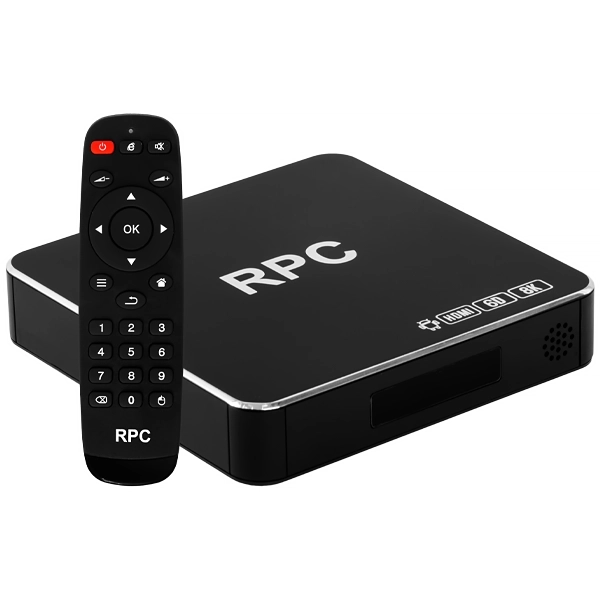 TV Box RPC 8K Ultra HD Wi-Fi con 512GB + 64GB RAM Bivolt - Negro