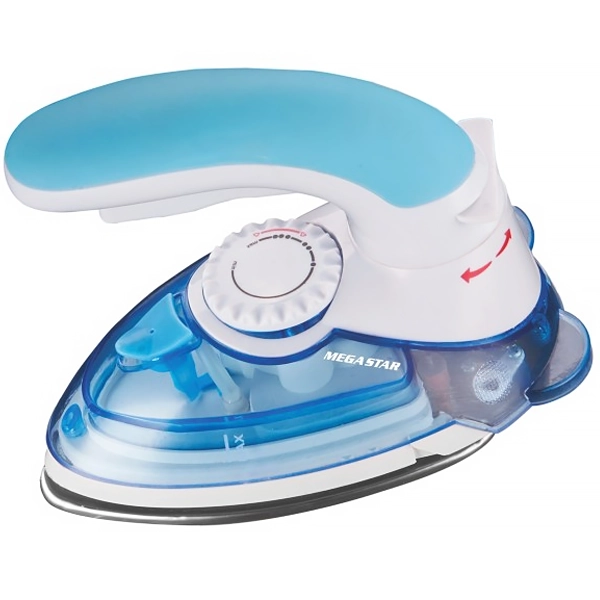 FERRO MEGASTAR PA230 DE VIAGEM VAPOR 800WATTS 2V AZUL/BRANCO
