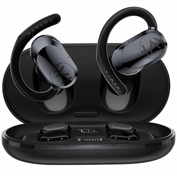 Auriculares Inalámbricos Haylou Earhook 1 OW02 con ENC - Negro