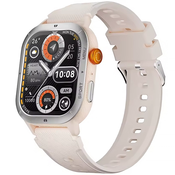 RELOGIO HAYLOU IRON NEO HF014 SMART WATCH SILVER/ROSA CLARO