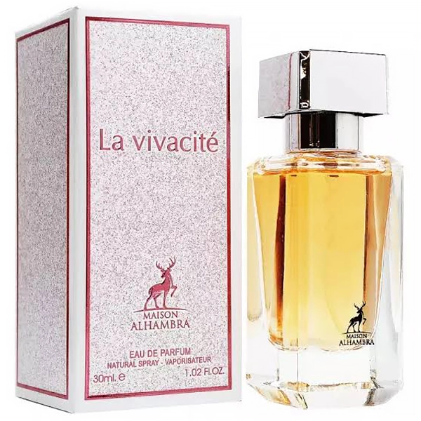 PERFUME FEMININO ARABE MAISON ALHAMBRA LA VIVACITE EDP  30ML (596365).