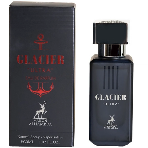 PERFUME MASCULINO ARABE MAISON ALHAMBRA GLACIER ULTRA EDP 30ML(345916)
