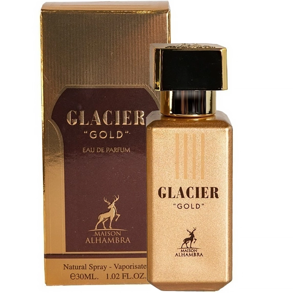 PERFUME MASCULINO ARABE MAISON ALHAMBRA GLACIER GOLD EDP 30ML (345886.
