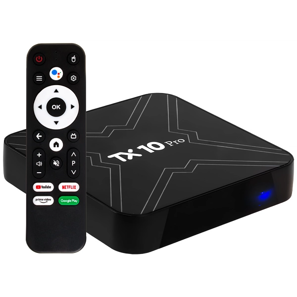 TV BOX  TX 10 PRO ULTRA HD (16GB+256GB) ANDROI 15 PRE 12K UHD GOOGL IA