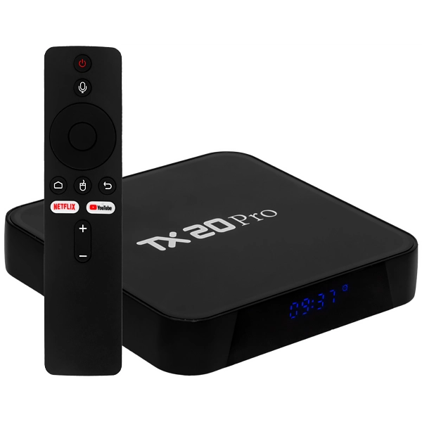 TV Box TX 20 Pro 12K Ultra HD de 256GB/16GB RAM - Negro