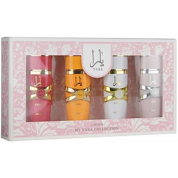 PERFUME FEMININO ARABE LATTAFA YARA +TOUS +MOI +CANDY EDP25 KT(345749.