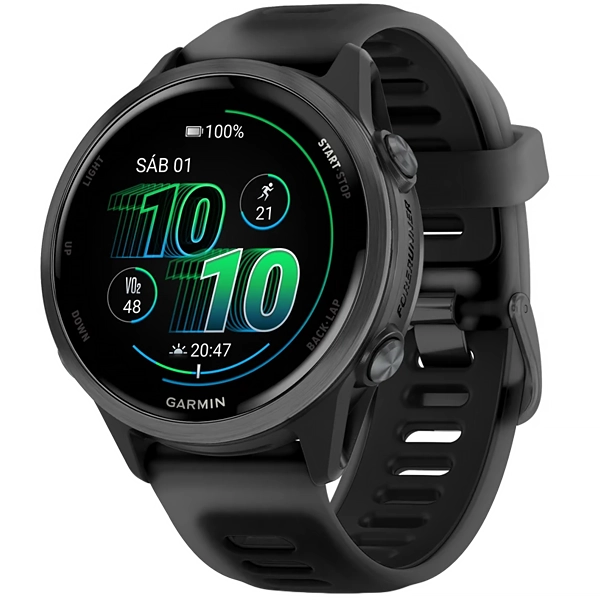RELOGIO GARMIN FORERUNNER 570 42MM SMART WATCH 010-02970-00 PRETO