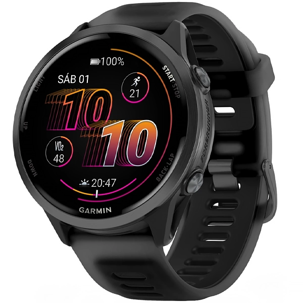 RELOGIO GARMIN FORERUNNER 570 47MM SMART WATCH 010-02971-00 PRETO