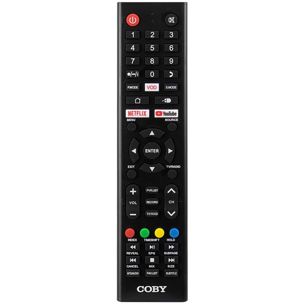 CONTROLE COBY P/TV UNIVERSAL PRETO