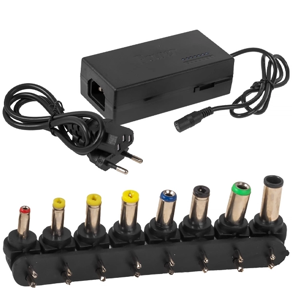 Cargador Universal para Notebook MOX MO-CB881 de 96 watts - Negro