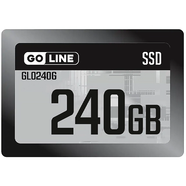 SSD de 240GB GOLINE GL0240G SATA 3.0 Factor de Forma 2.5" - Negro