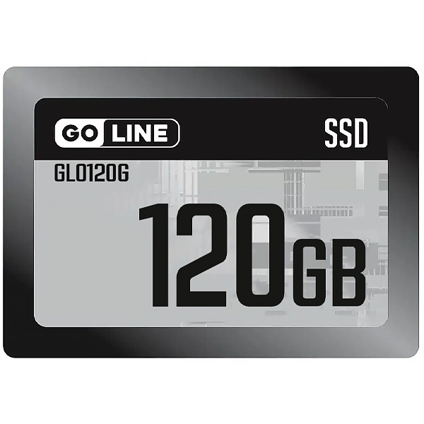 SSD de 120GB GOLINE GL0120G SATA 3.0 Factor de Forma 2.5" - Negro