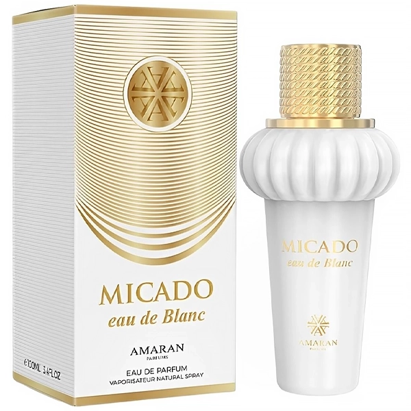 PERFUME FEMININO ARABE AMARAN MICADO EAU DE BLANC EDP 100ML (011650).