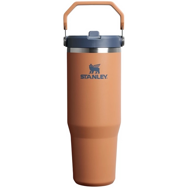 Termo Stanley The IceFlow Flip Straw Tumbler de 887 ml - Toast