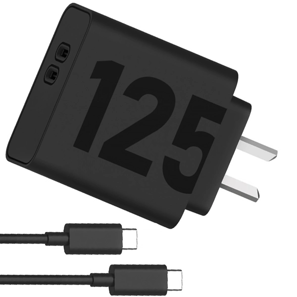 Cargador Motorola Turbo Power PG38C06719 2 USB-C de 125 watts + Cable USB-C