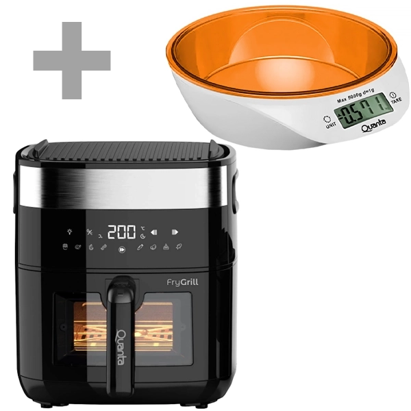 FRITADEIRA ELETRICA QUANTA QTFEG550 AYR FR 5.5L 220/50 P/S+BA QTLC9000