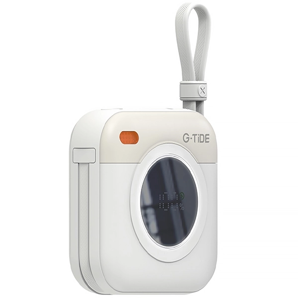 CARREGADOR PORTATIL WIRELESS G-TIDE MULTI X1 10000MAH 1SAIDA BRAN/BEIG