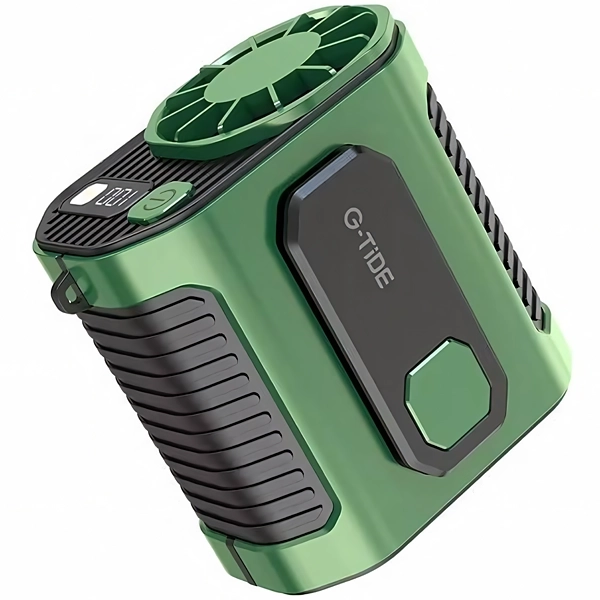VENTILADOR G-TIDE FW01 MINI USB-C 4400MAH VERDE/PRETO