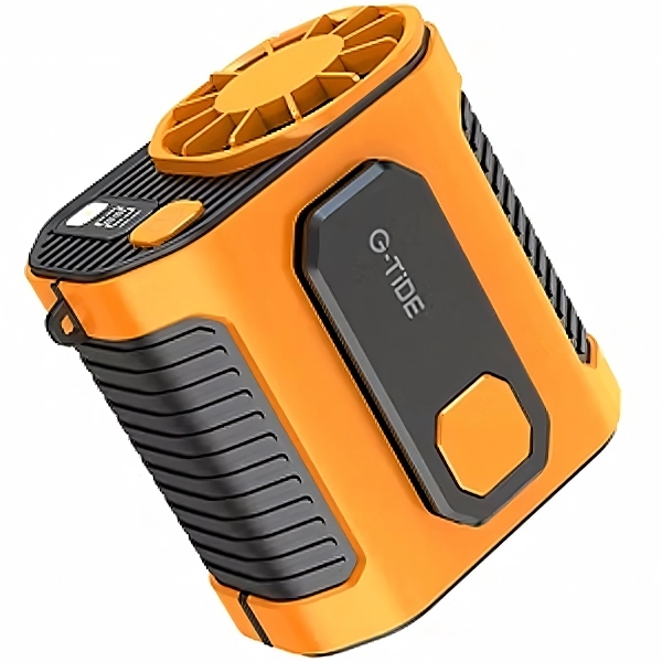 VENTILADOR G-TIDE FW01 MINI USB-C 4400MAH LARANJA/PRETO