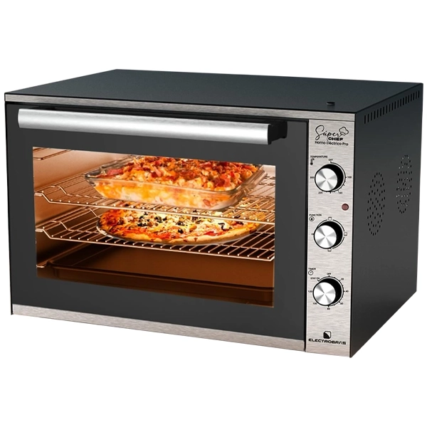 FORNO ELETRICO ELECTROBRAS EBHE107 107LITROS 220V/50/60HZ PRETO/SILVER