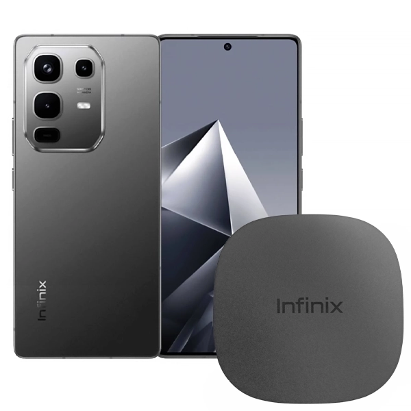 Celular Infinix NOTE 50 Pro X6855 Dual SIM de 256GB/8GB RAM de 6.78" 50+8MP/32MP - Shadow Black + Cargador Wireless