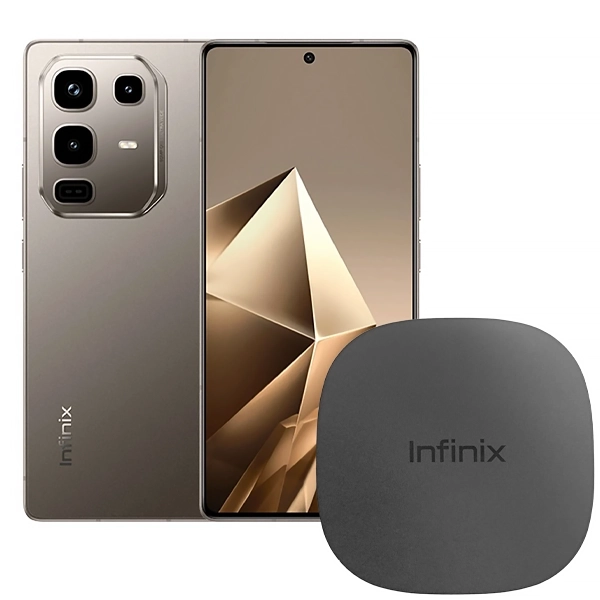 Celular Infinix NOTE 50 Pro X6855 Dual SIM de 256GB/8GB RAM de 6.78" 50+8MP/32MP - Titanium Grey + Cargador Wireless