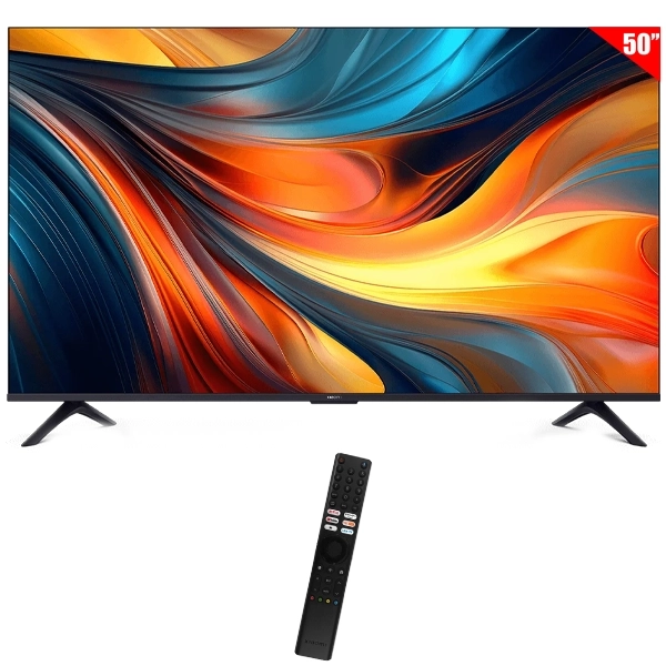Smart TV LED 50" Xiaomi A L50MB-ALA (2026) 4K Ultra HD Google TV Wi-Fi/Bluetooth