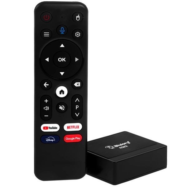 TV BOX BLULORY BOX MINI (2GB+16GB) ANDROID 12 PRETO