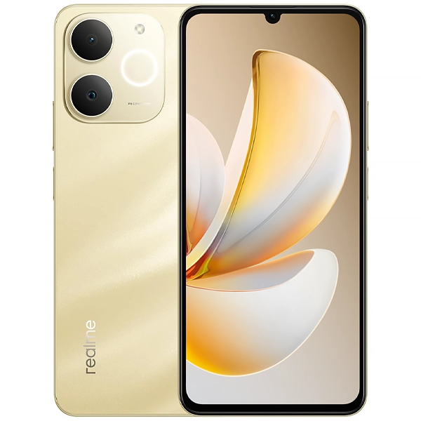Celular realme Note 70 RMX5313 Dual SIM de 128GB/4GB RAM de 6.74" 13MP/5MP - Beach Gold (Anatel)