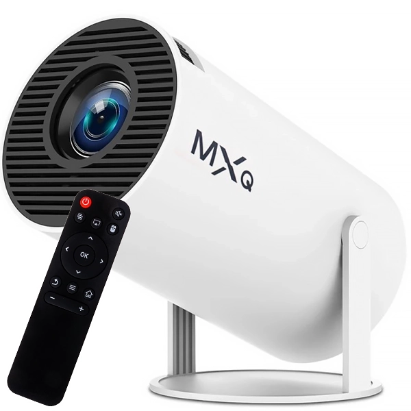 PROJETOR MXQ HY300 PRO GAME 8K ULTRA HD 8500LUMENS HDMI BRANCO