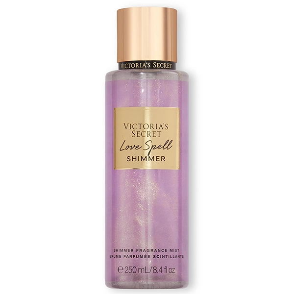 SPLASH FEMININO VICTORIA`S SECRET LOVE SPELL SHIMMER 250ML